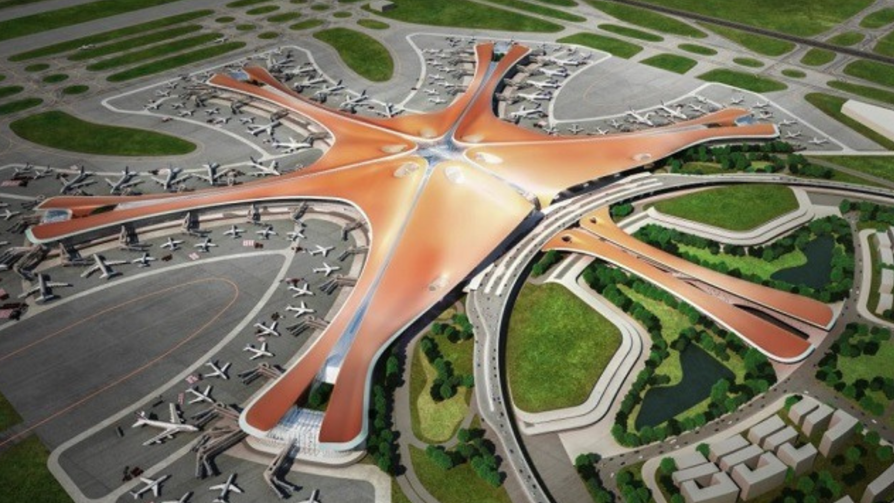 The five largest airports in the world